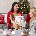 thumbnail image 6 of Gogreen Christmas Queen Sheet Set 4-Piece, Microfiber Bed Sheets Deep Pocket, Soft Breathable Wrinkle Resistant Holiday Bedding(Christmas Deer), 6 of 6