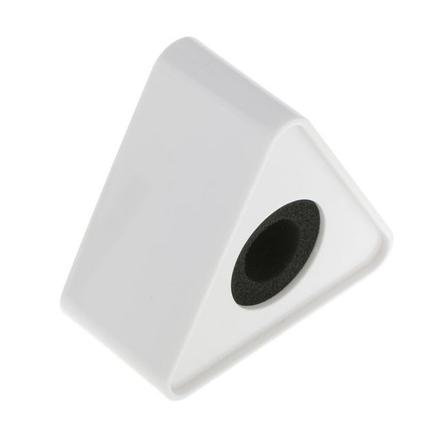 1x Diámetro De Orificio De Estación De Micrófono Triangular 3.9 Cm Con Ajustable Hugo Estación de micrófono triangular