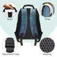 thumbnail image 4 of Yuyamidu Cool Shark Backpack Set of 4 with Lunch Box Elementary School Backpack for Boys Blue Bookbag with Lunch Box Preschool Kids 17 Inch Schoolbag, 4 of 8