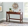 thumbnail image 2 of Riverbay Furniture 1-Drawer Transitional Wood Desk in Antique Tobacco, 2 of 14