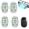 thumbnail image 2 of Motorcycle LED Strobe Light Remote Aircraft Light Navigation Warning Drone Indicator Light For Car, 2 of 8