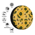thumbnail image 4 of Pofeuu Bees and Sunflowers Print Spare Tire Wheel Cover for Car Truck SUV Camper Universal Fit Spare Tire Cover RV Spare Tire Covers-15 inch, 4 of 6