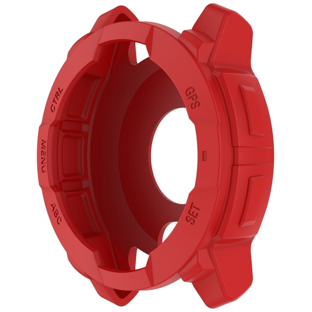 Silicone Half-Wrap Case for Smartwatch, Flexible Open-Back Design, Lightweight, Scratch-Resistant, Clear Finish, Maintains Full Functionality