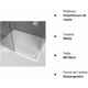 thumbnail image 5 of Rectangular Shower Mat Large Bathroom Non-slip Mat Household Shower Room Bath Mat Toilet Floor Mat PVC Foot Massage Bathtub Mat, 5 of 5