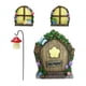 thumbnail image 3 of Puerta de hadas y ventanas para árboles, accesorios de decoración al aire libre, arte de patio, casa de hadas, decoración fluorescente para el hogar,, 3 of 9