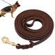 thumbnail image 1 of Muyoka Correa de cuero trenzado Premier para perros de 6/8/10 pies para perros fuertes, medianos y grandes, correa de entrenamiento de cuero resistente (10 pies) Muyoka Hogar, 1 of 7