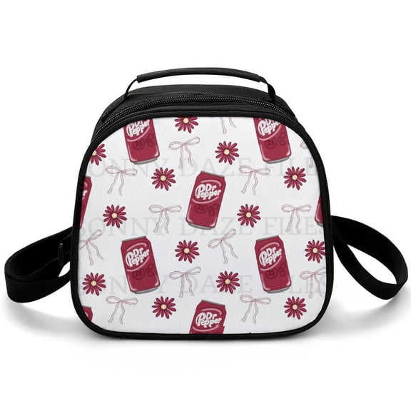 Dr.Pepper Cartoon Lunch Bags Are Suitable For Work Travel And Outdoor Activities One size