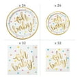 thumbnail image 3 of Fun Express Oh Baby Baby Shower Disposable Tableware Kit for 24 Guests - 228 Pc, 3 of 4