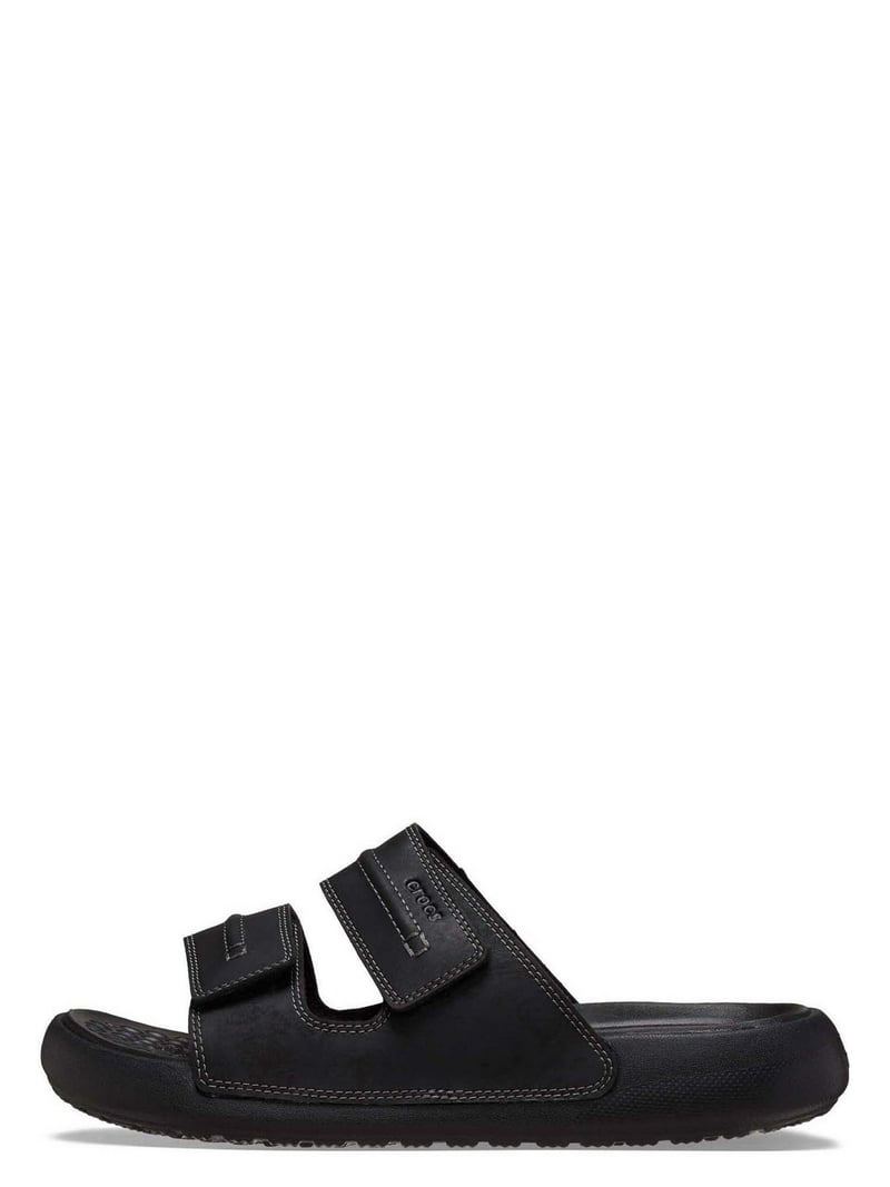 Crocs men's Yukon Vista LiteRide Faux Leather Outdoor Sandal