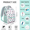 thumbnail image 4 of Aesthetic Forest Print Waterproof Backpack - Ergonomic Bookbag with Breathable Design, Spacious Compartments & Stylish Look for Teens, 4 of 4