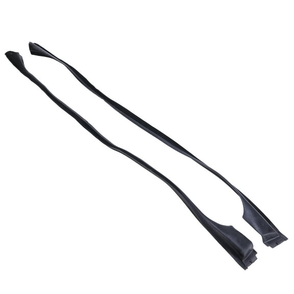 HUOEPU 2PCS Door Seam Door Rubber Seal Weather Stripping Compatible with BMW F01 F02 740i 740Li 750i 2009-2015, Front Upper Left Right Replaces 51337178007 51337178008