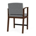 thumbnail image 2 of Pemberly Row Reception Hip Chair in Walnut/Adler Gray Flannel Gray, 2 of 3