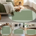 thumbnail image 6 of Cameo Brown Greek Key Large Area Rugs for Bedroom Living Room, Soft Non Slip Carpet Bedside Rug, Geometric Greece Ancient Farmhouse Geo Round Floor Cover Kitchen Accent Rug 5' for Dining Room/Office, 6 of 9