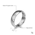 thumbnail image 5 of Lord of the Ring 6mm Tungsten Carbide Mens Ring Men Wedding Band Man Ring, 5 of 5