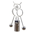thumbnail image 1 of Oficina en casa Decoración de escritorio Columpio Balance giratorio Juguete Litting Iron Person SM SunniMix búho artesanal de equilibrio, 1 of 8