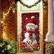 thumbnail image 4 of xihome Cubrepuertas navideño de 89 x 180 cm con estampado de Pap Noel. Decoracin para fiestas navideñas. Ideal para la puerta de entrada, paredes interiores o mantel., 4 of 6