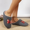 thumbnail image 7 of Fnooota Womens Fuzzy Slippers, Warm Comfort Non Slip Winter House Slippers Home Shoes Gray Size 9-9.5, 7 of 7