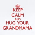 thumbnail image 2 of CafePress - Keep Calm And HUG Your Grandmama Body Suit - Baby Light Bodysuit, Size Newborn - 24 Months, 2 of 4