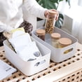thumbnail image 5 of SPRING PARK Plastic Storage Bathroom Basket Rattan Makeup Bedroom Kitchen Box Lid Toiletries, 5 of 7