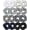 Multi-Gray, variant on Satin Scrunchies for Girls, Soft Than Silk for Hair, Fashion Ties and Bands for Thin | Thick Hair Styling, 16 (Multi-)