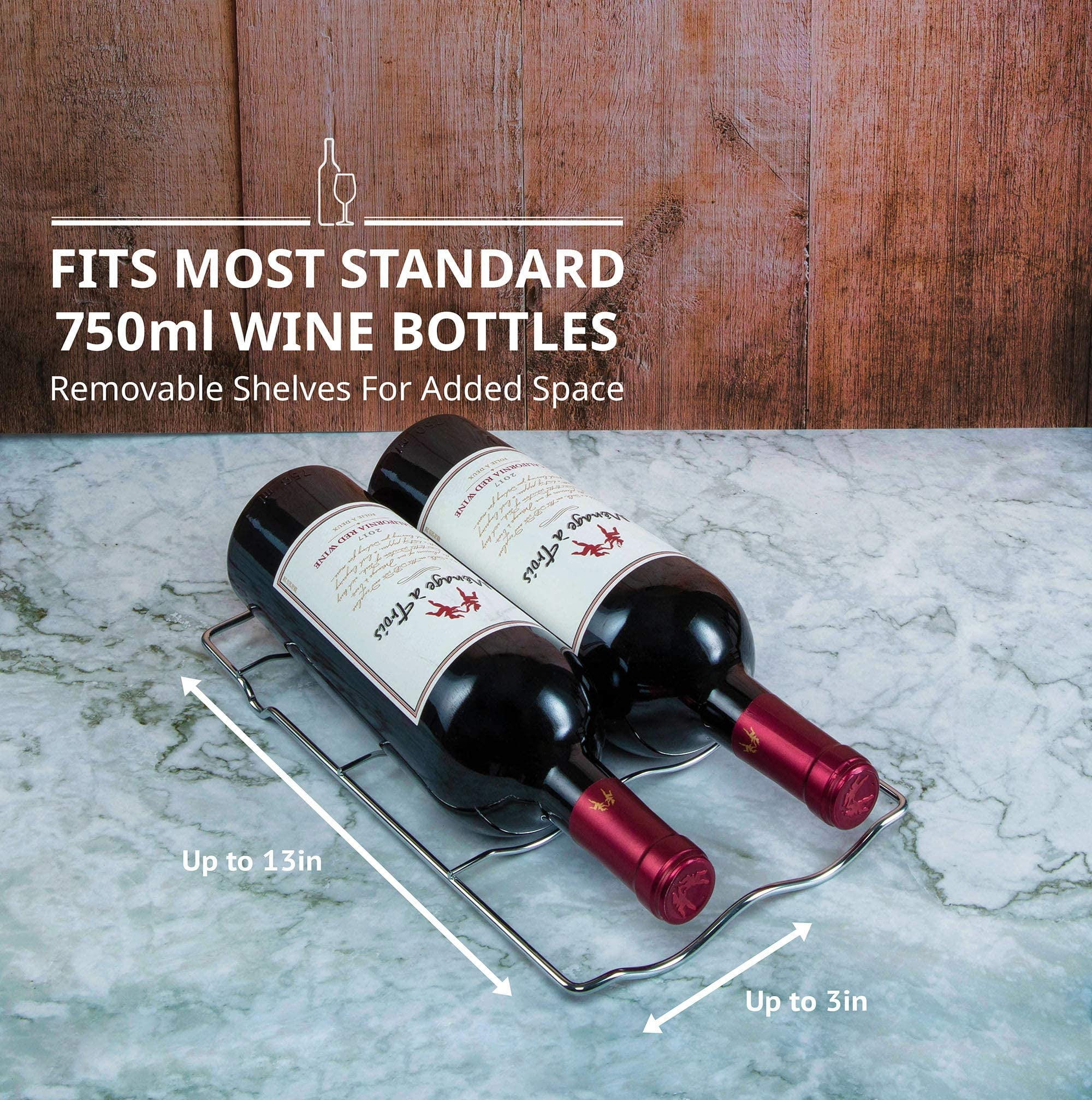 Schmecke 12-Bottle Wine Cooler - Compact Temperature-Controlled Storage for Red & White Wines