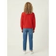 thumbnail image 3 of Peanuts Girls' Sweater Snoopy Star Spangled Fun Long Sleeve Crewneck Sweater, Sizes XS-L, 3 of 5