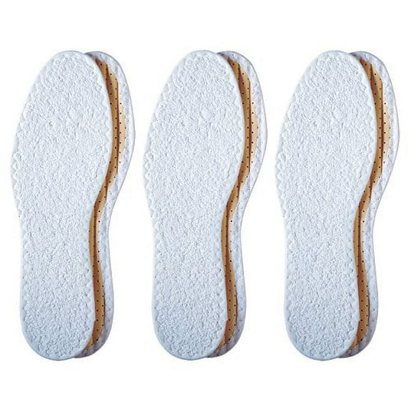 Pedag Summer, Terry Cotton Sockless Insoles, Absorbs sweat and controls odors, 3 Pairs