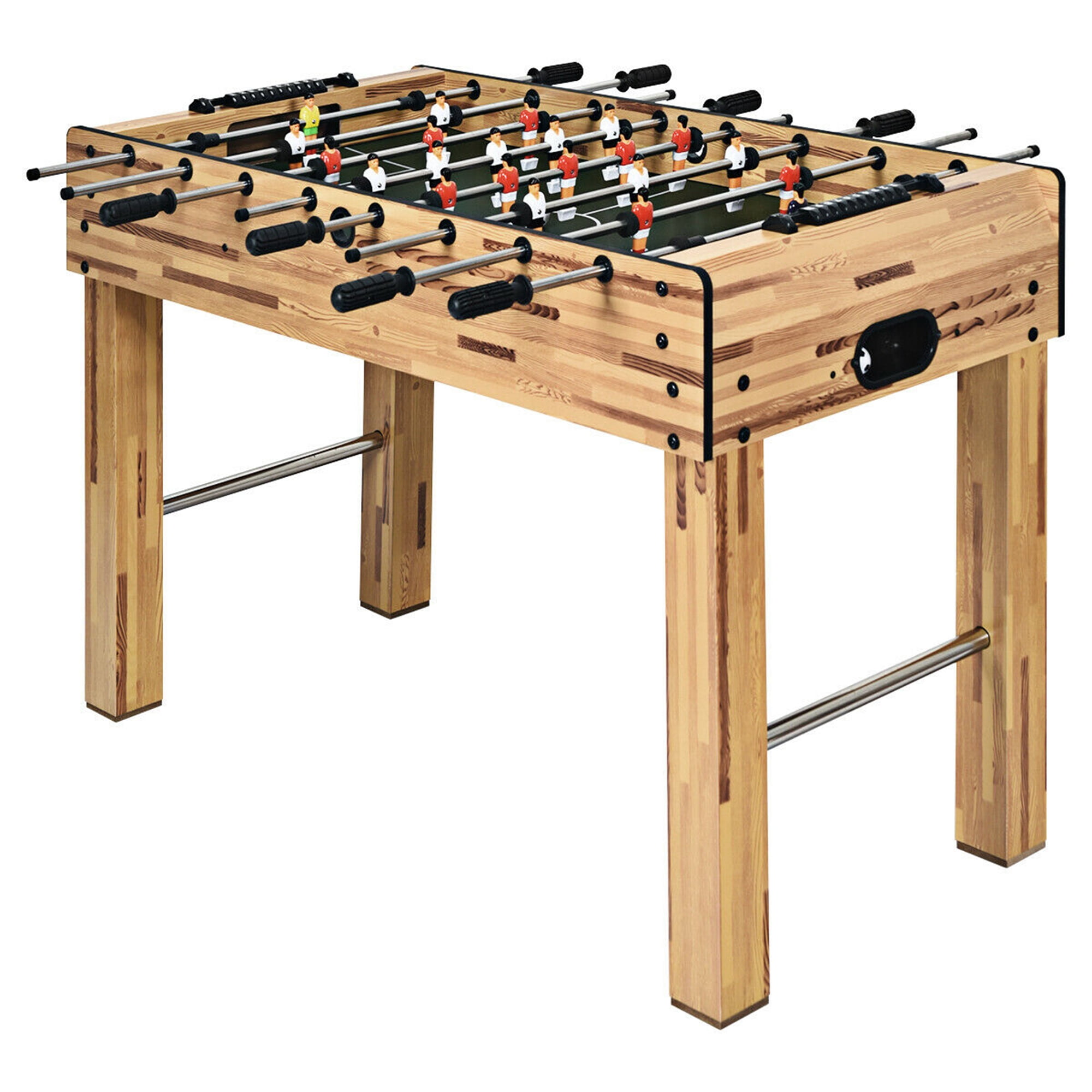 48" Competition Sized Wooden Soccer Foosball Table Adults & Kids Home Recreation 