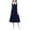 Navy, variant on StSilkitty Girls Long Sleeve Dress Solid Color Collared A-Line Maxi Dresses Fall Lightweight Casual Clothes