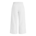 thumbnail image 3 of Delayuji Plus Size Womens Capri Pant Wrinkled Cotton Linen Pant Women Fashion Casual Loose Cropped Pants Summer S-5XL, 3 of 7