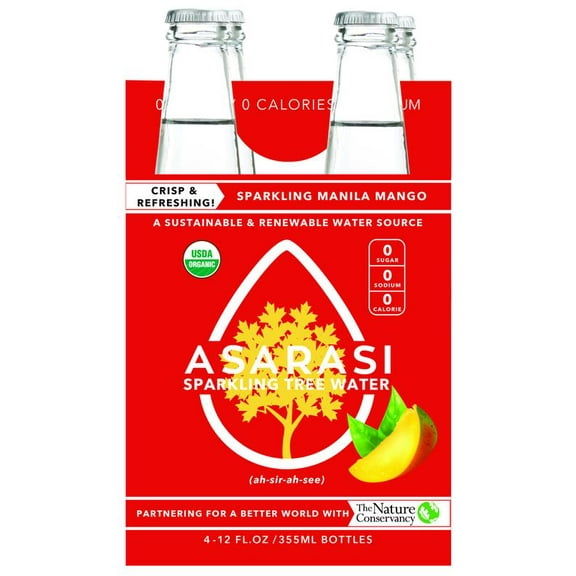 Asarasi Organic Sparkling Manila Mango Tree Water