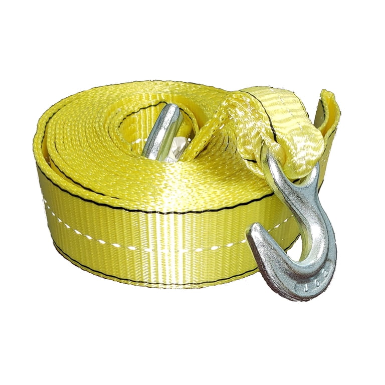 Everest 2" x 30' Reflective Tow Strap with Forged Hooks photo 1
