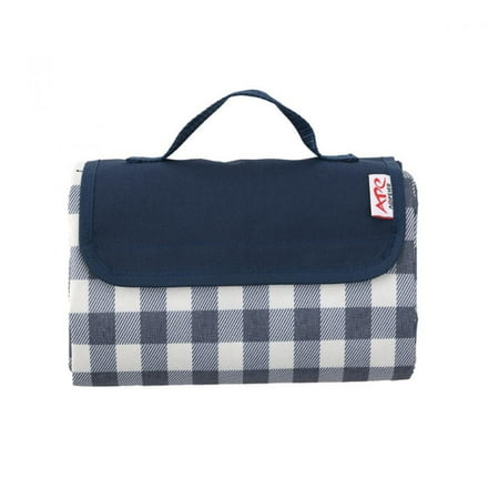 FOOING Picnic Blanket Outdoor Beach Mat Waterproof 57 x 40 Compact for Single People