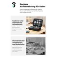 thumbnail image 6 of SOOMFON Electronic Organizer travel case,Waterproof Double Layers,Tech cord Storage for Cables, Chargers, iPad Mini 7.9 Inch - Grey - Black, 6 of 7