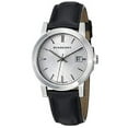 thumbnail image 2 of Burberry BU9106 Large Check Black Leather Strap Watch, 2 of 5