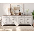 thumbnail image 3 of WAMPAT 12 Drawer Dresser for Bedroom,94.4”W Farmhouse Wood Storage Cabinet with Wide Drawers, Rustic Chest of Drawers for Clothes, Entryway, or Living Room, 3 of 9