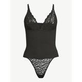 Sofia Intimates by Sofia Vergara Smoothing Seamless Lace Bodysuit ...