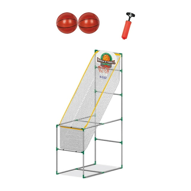 Niños Arcade Basketball Game Durabilidad Single Hoop Portable Basketball Stand 153m