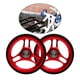 thumbnail image 1 of Bike leichtes Rad para bicicletas plegables Soporte de carga trasero Wheels Componente de repuesto bicicletas, viajar - rojo DYNWAVEMX Bicicleta Plegable Easy Wheel, 1 of 8
