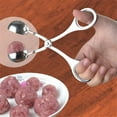 thumbnail image 2 of Molde para albóndigas de acero inoxidable, pinza para albóndigas, pinza para comida de pescado, molde de cocina., 2 of 8