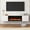 70"-Floating-White, variant on TABU 80" Floating Fireplace TV Stand with 36" Electric Fireplace,Wall Mounted TV Stand with Fireplace for TVs up to 90",Black