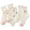 Beige, variant on Gyujnb 5-Packs Girls Strawberry Print Mesh Socks Breathable Kids Ankle Socks for Summer Toddler to Youth Daily Wear