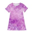 thumbnail image 4 of RXIRUCGD 2025 Vêtements d'Été pour Enfants 3-12 Ans Mode Imprimée Pyjama Rêveur Mi-Mollet Chemise de Nuit, 4 of 4