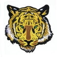 thumbnail image 1 of Parche para planchar PatchPros Tiger06 25x25cm Amarillo/Blanco Bordado Adhesivo, 1 of 1