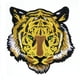 thumbnail image 1 of Parche para planchar PatchPros Tiger06 25x25cm Amarillo/Blanco Bordado Adhesivo, 1 of 1