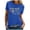 Z1Blue, variant on Womens Vintage 1970 T Shirts Letter Graphic V Neck Casual Short Sleeve Loose Fit Tops Trendy Fashion Tee Pullover Daily Wear
