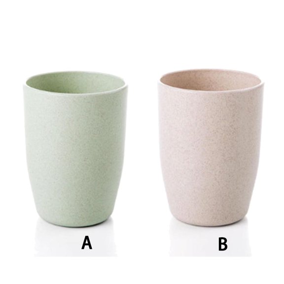 Naiovety Tazas bucales respetuosas con el medio ambiente para un estilo de vida sostenible Taza portátil y reutilizable para cepillos de Juegos de accesorios de baño rosa
