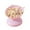Pink, variant on Elevated Cat Bowls Set for Indoor - Durable Raised Food and Water Dishes - Stylish PP Design for Easy Eating and Drinking Comfort