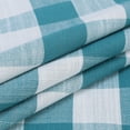 thumbnail image 3 of Kitchen Short Curtain, Buffalo Plaid Thick Yarn Dyed Gingham Half Curtain Valance, 3 of 7