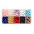 thumbnail image 4 of 5mm 1500pcs No Hole Pearl Beads For Crafts 10 Colors Round Loose Pearl Bead Bulk Kit For DIY Jewelry Making Bracelets Vase Filler And Hair Accessories, 4 of 8